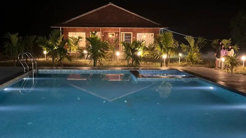 A Frame Cottage at Dandeli Mango Mist